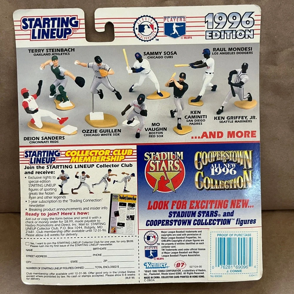 Kenner Starting Lineup 1996 Jeff Conine Florida Marlins Figure & Card New